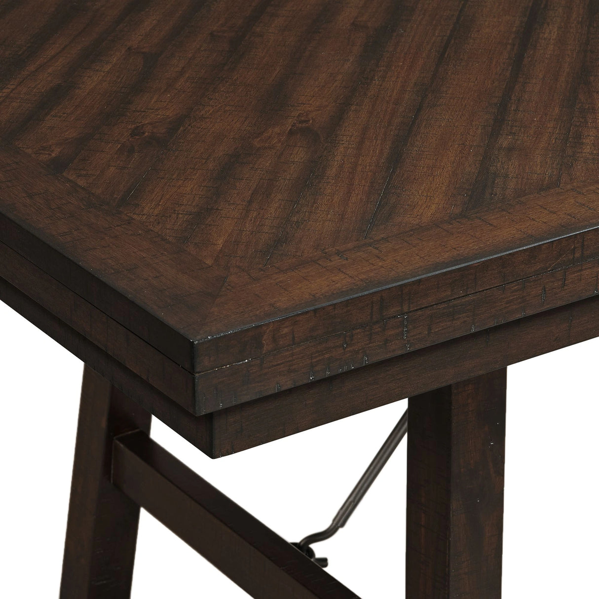 Jax 6PC Dining Set (72"" Table + 4 Chairs + Bench) in Cherry