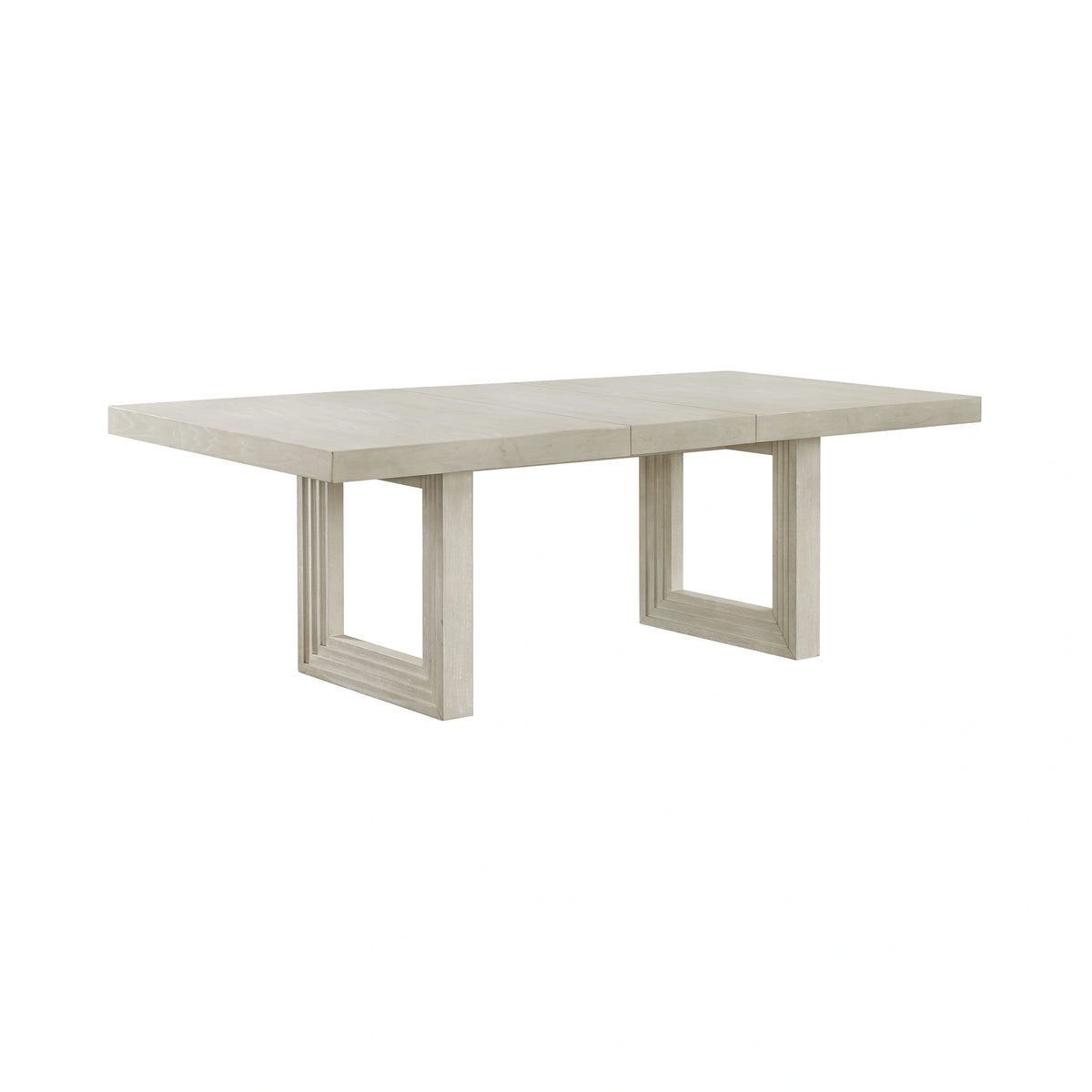 Avalanche Rectangular Dining Table with 18"" Leaf in Antique White