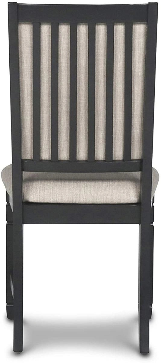 New Classic Furniture Prairie Point Side Chair in Black (Set of 2)
