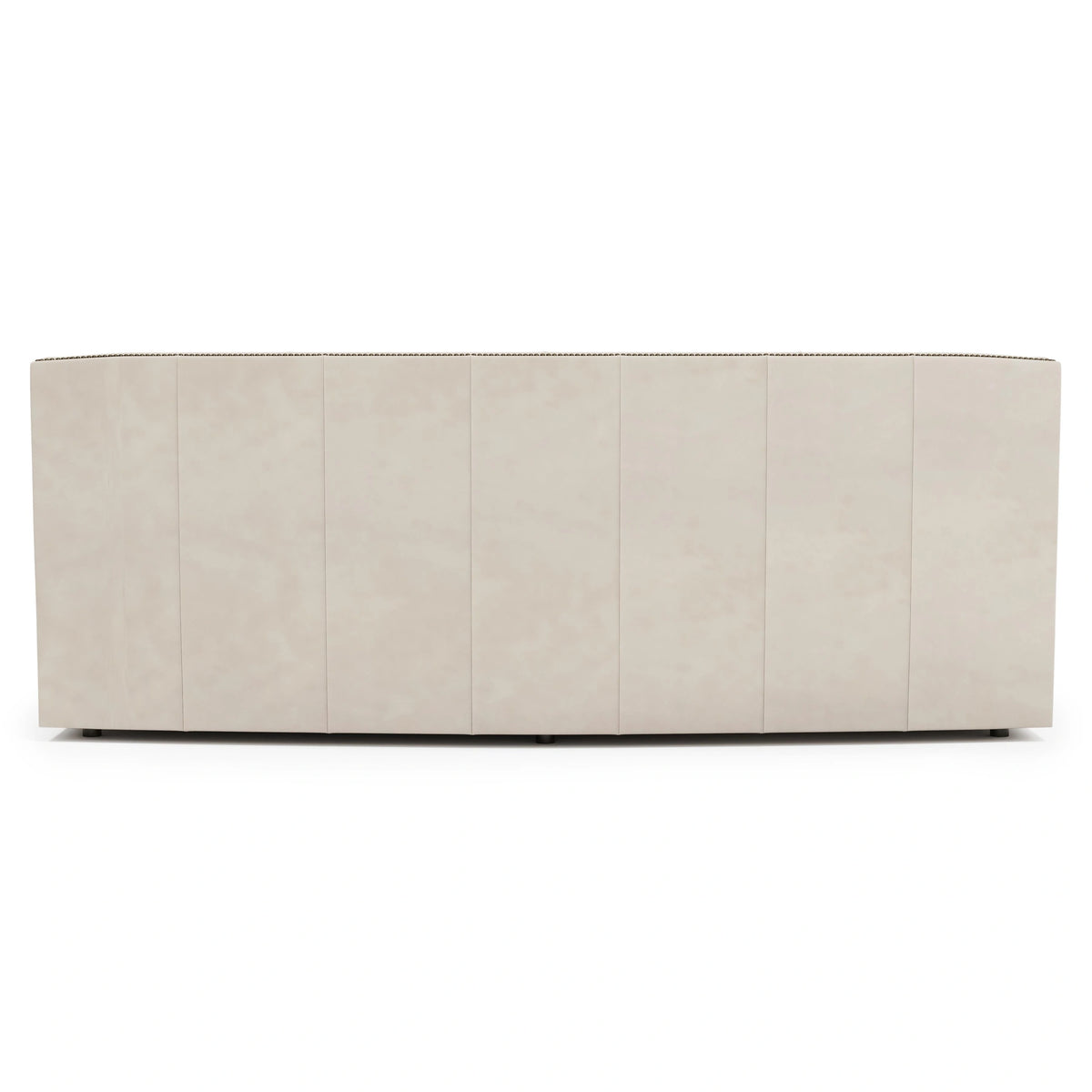 Candace Leather Sofa Without Pillows