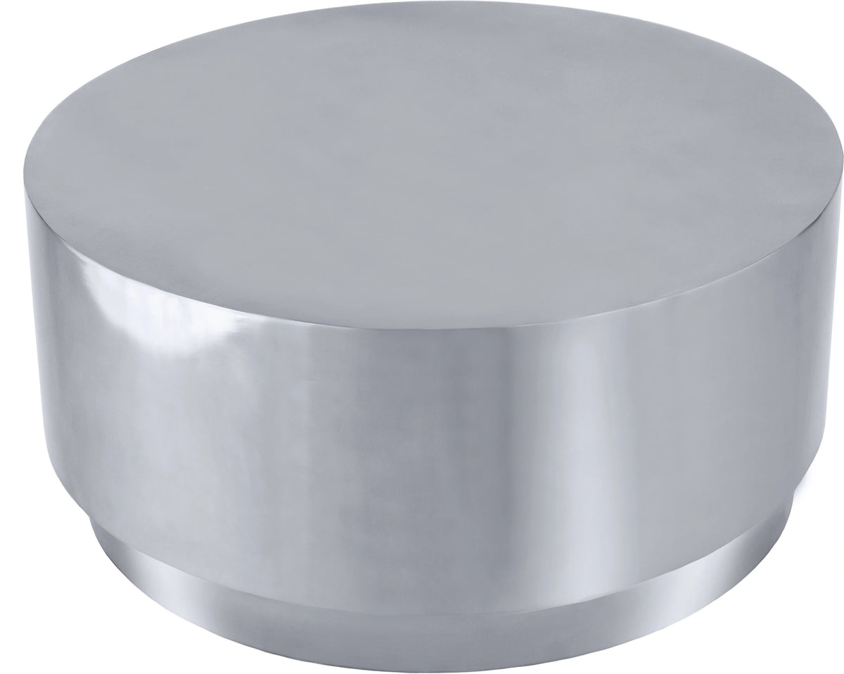 Jazzy Silver Coffee Table - galleria furniture outlet