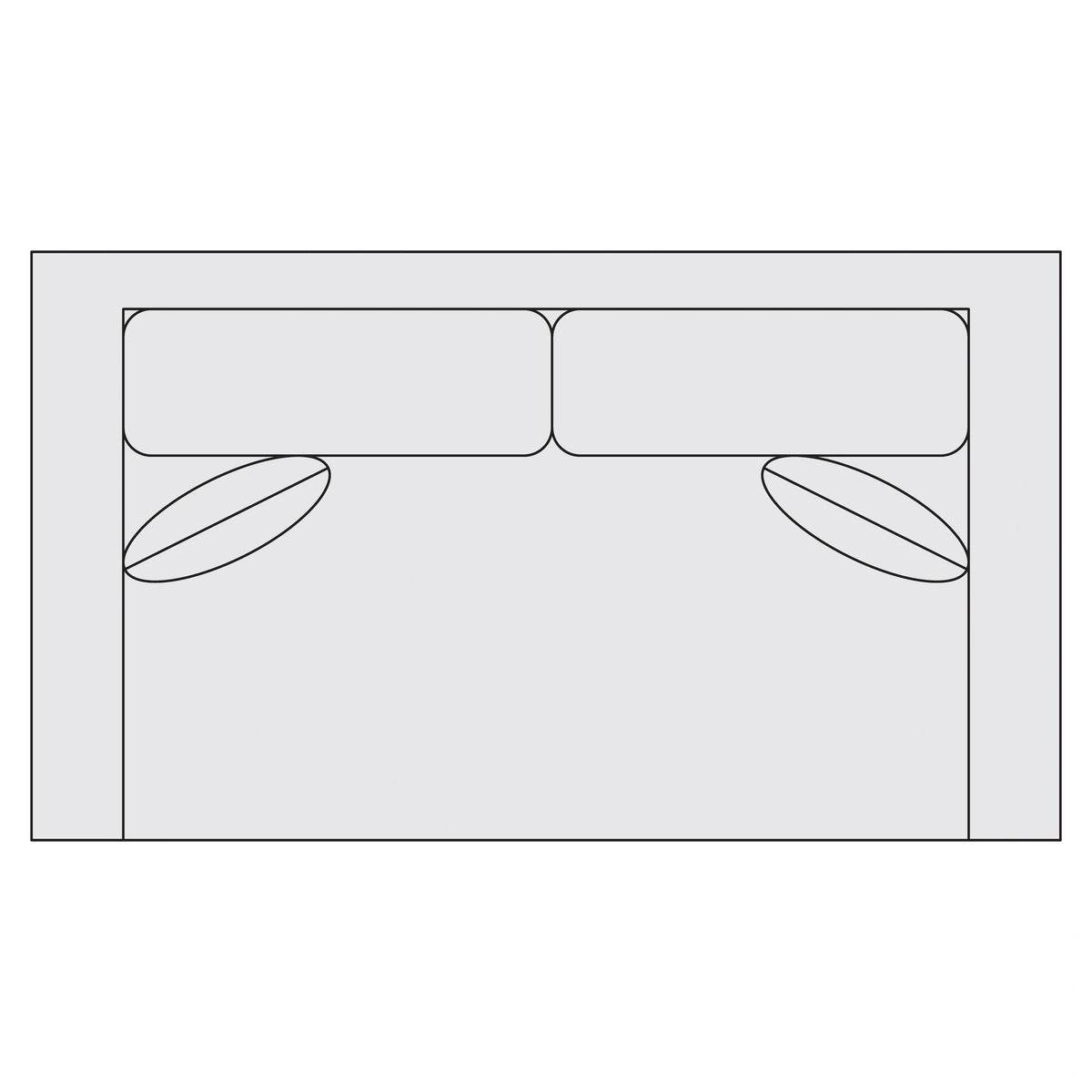 Fabric Loveseat