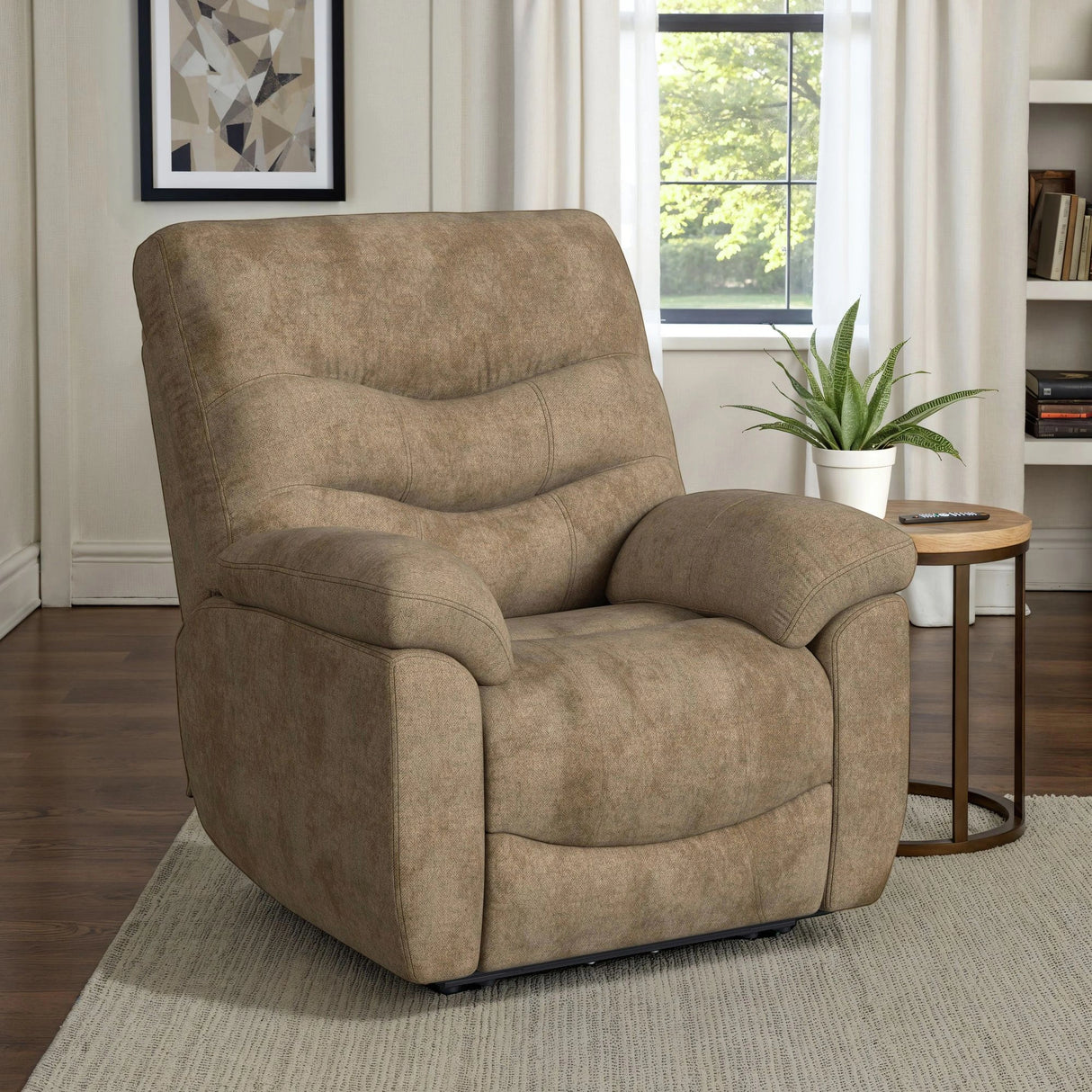 Trifecta P3 Recliner W/Heat Massage, Â zero gravity, memory foam in Sefi Puppy