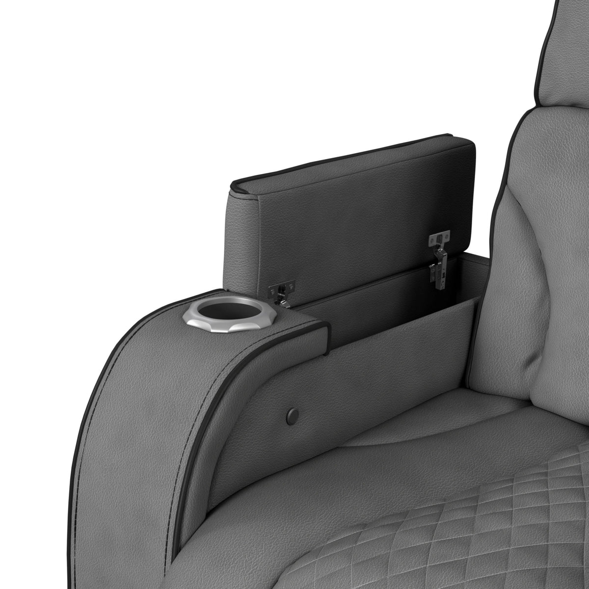Blitz Motion Loveseat with Console, and LED