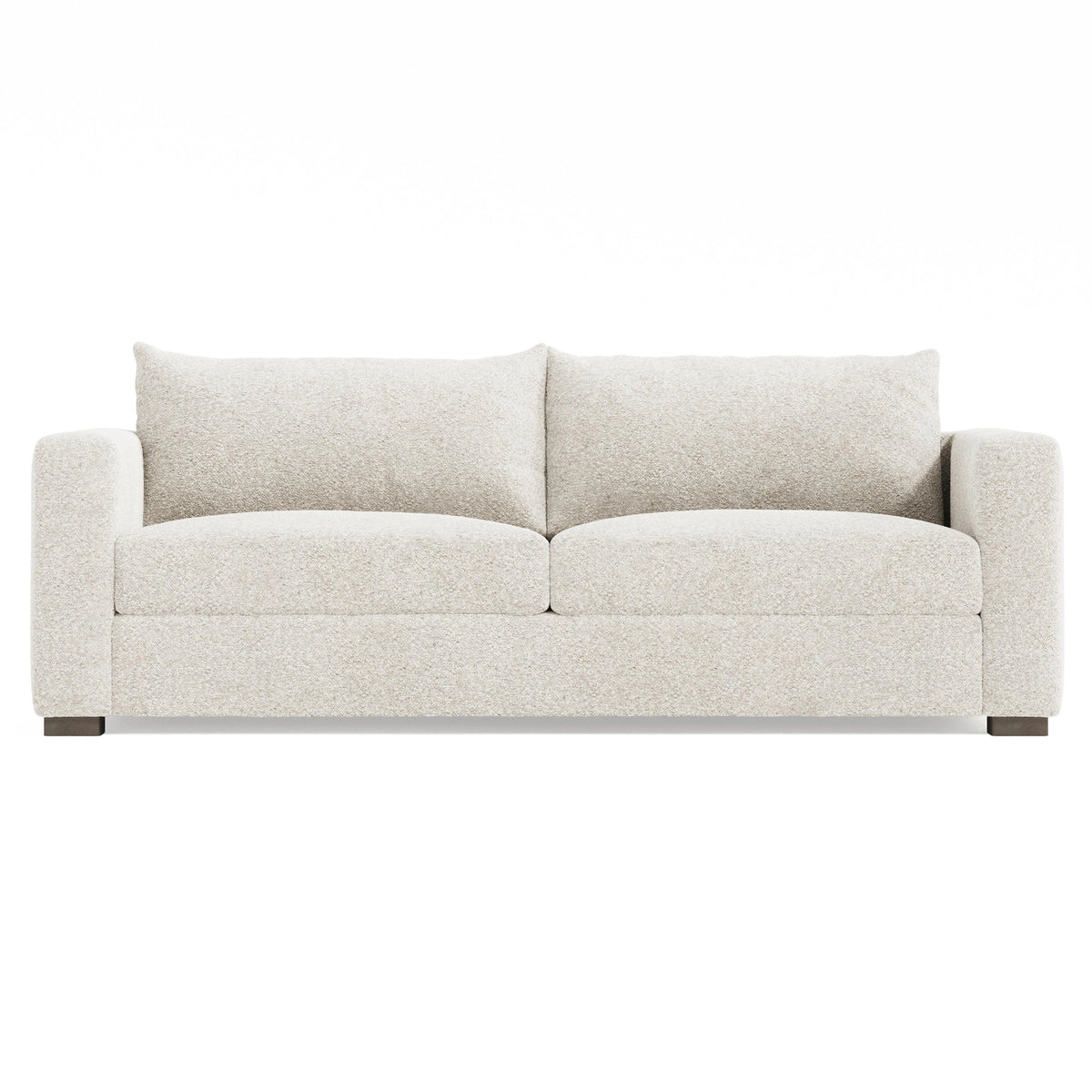 Helena Fabric Sofa Wood Foot