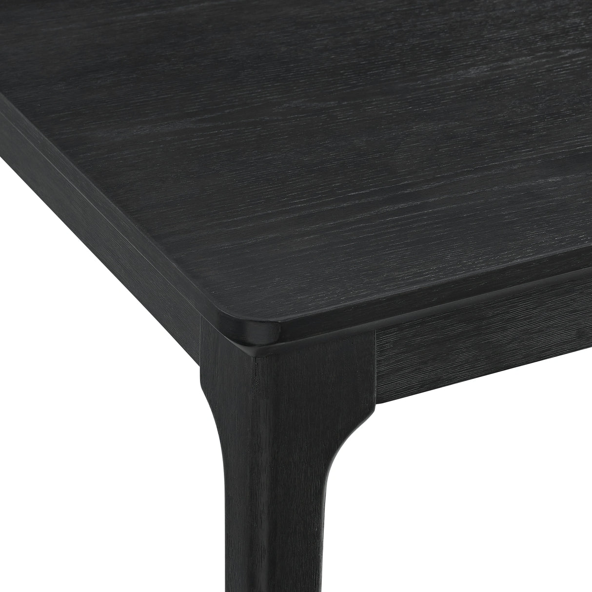 Garcia 5PC Dining Set with Table and 4 Chairs in Black