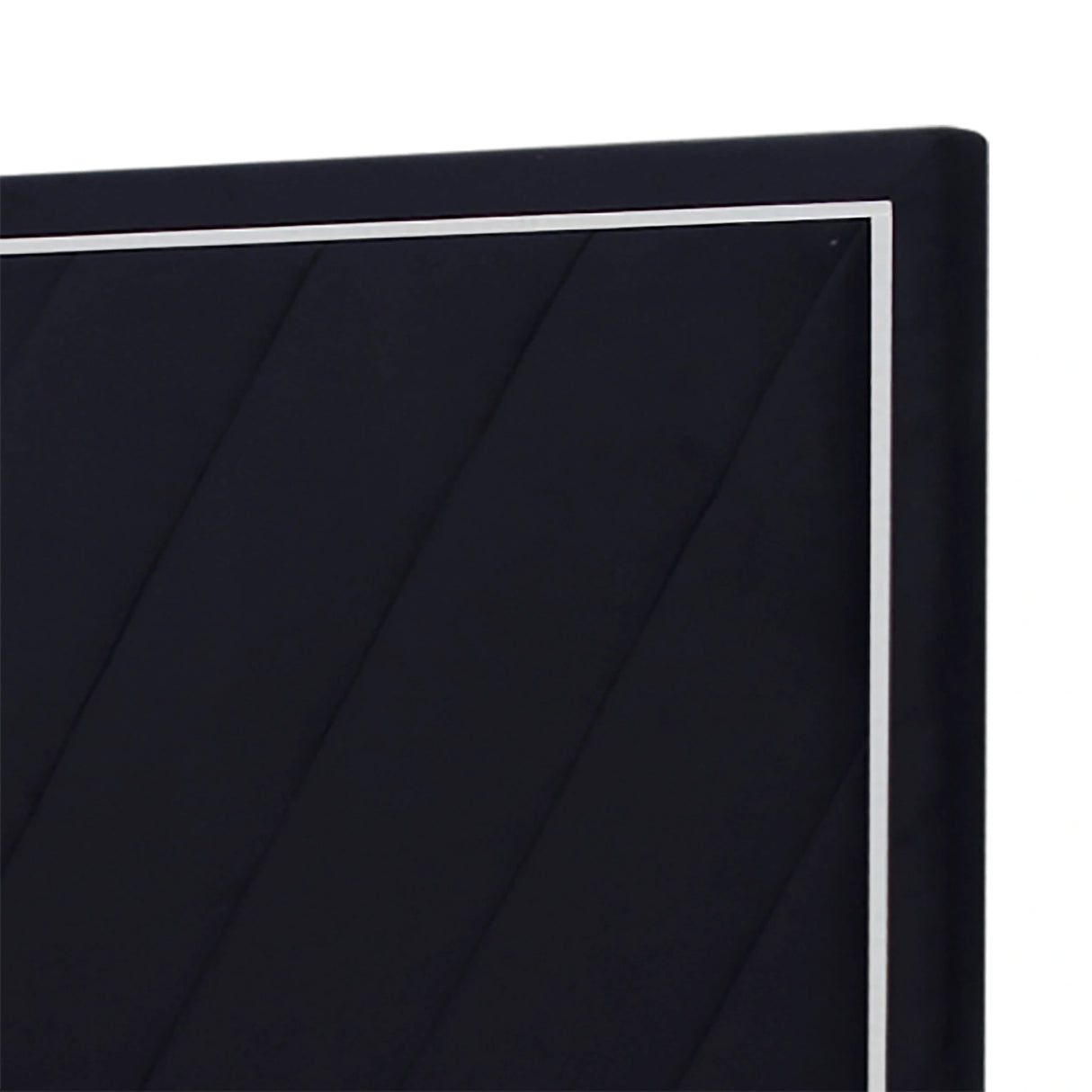 Ava 5/0 Q Headboard, Footboard & Slat Kit-Ebony