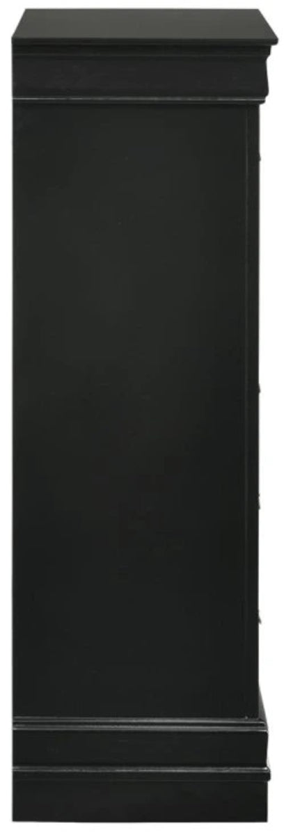 Elements International Louis Philippe Chest in Black