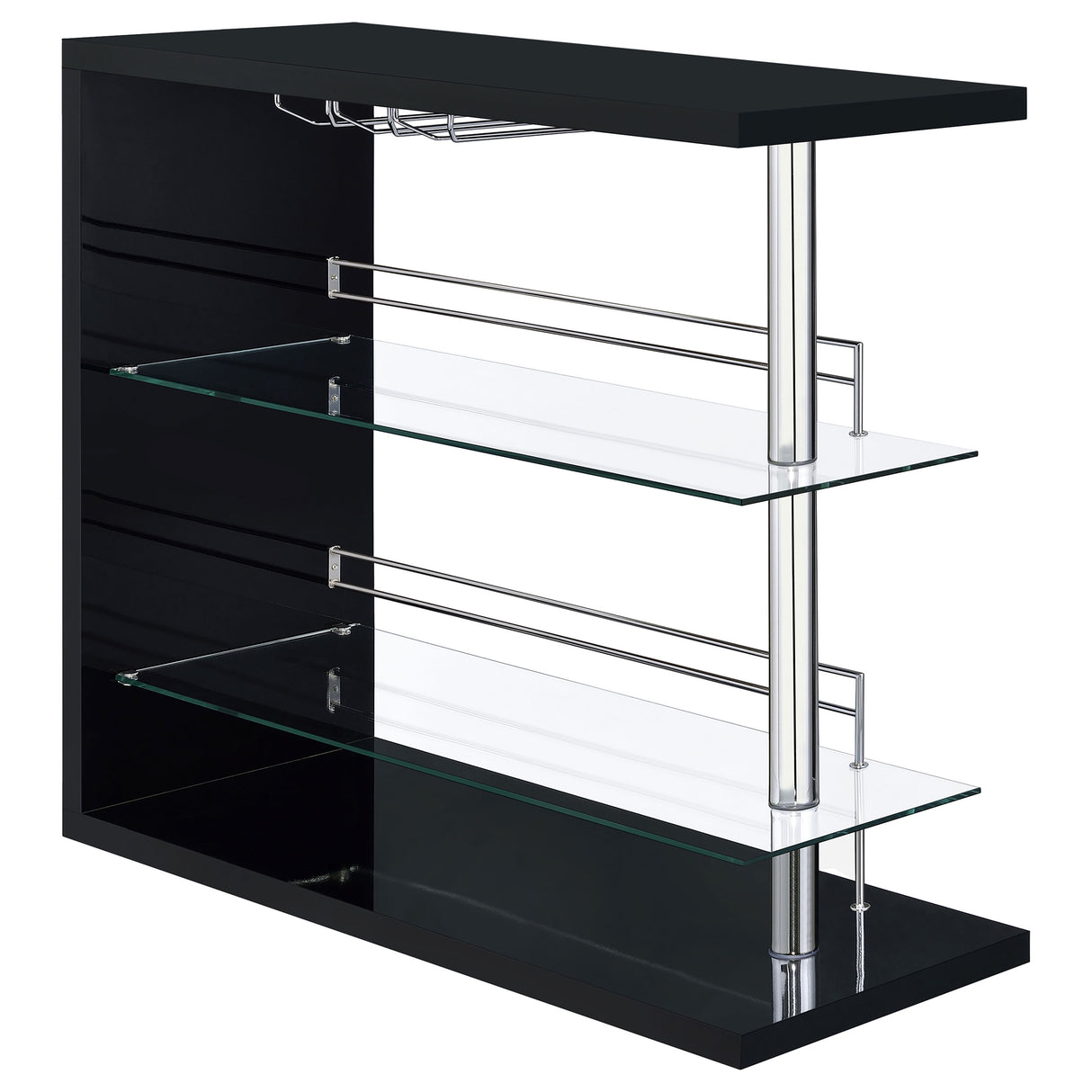 Prescott Bar Shelf - galleria furniture outlet