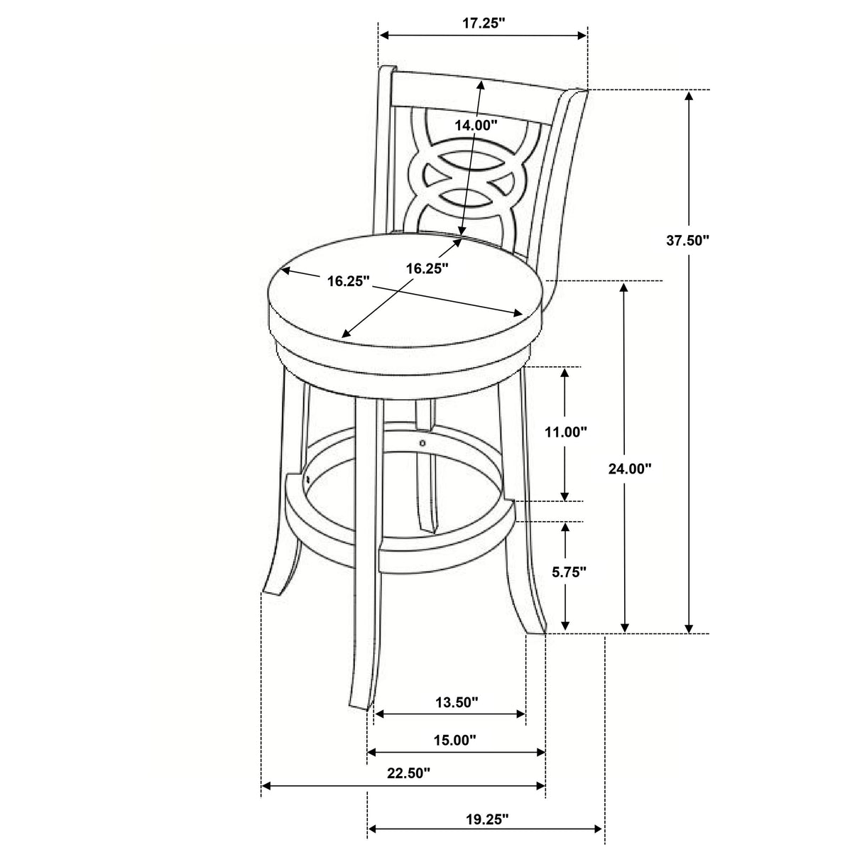 Calecita Swivel Counter Chair