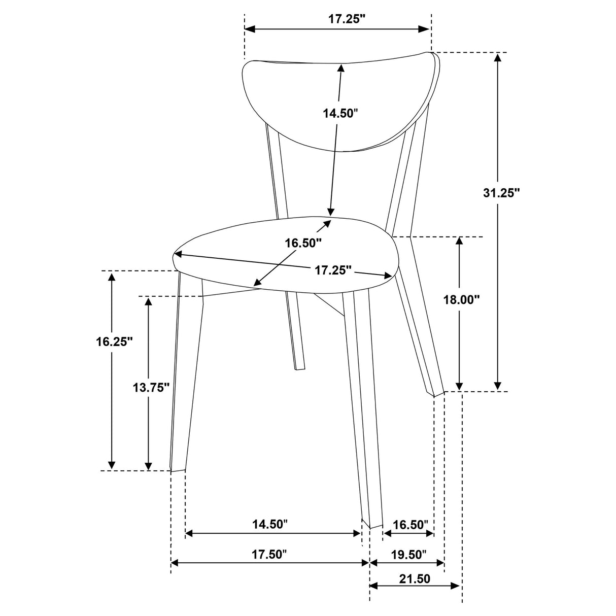 Jedda Dining Side Chair - galleria furniture outlet