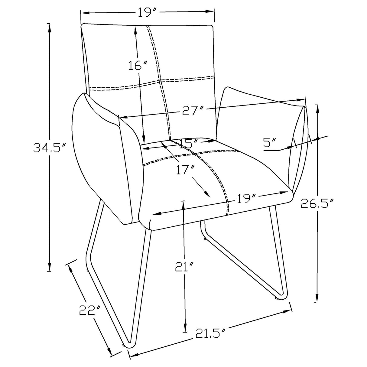 Ackland Dining Arm Chair
