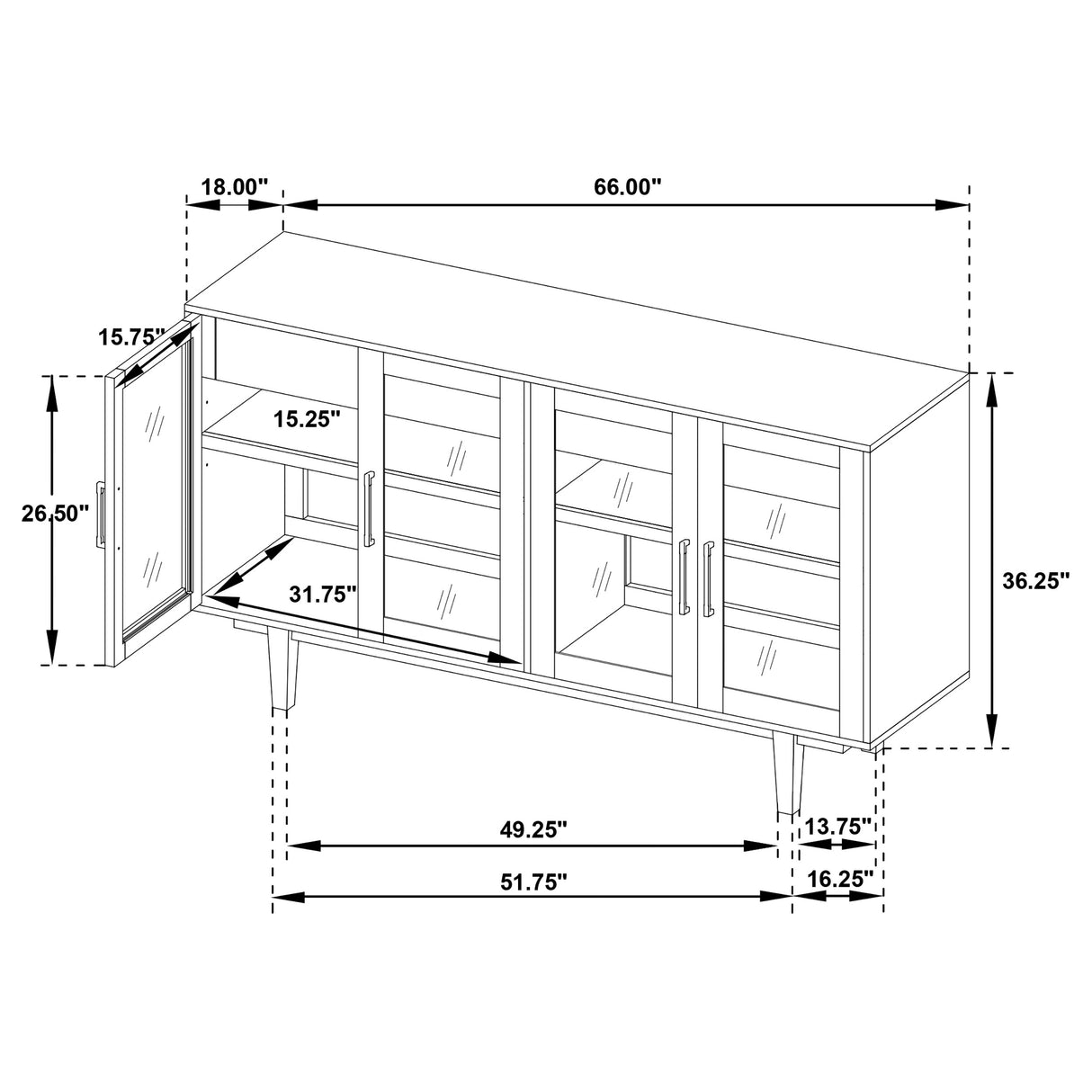 Middleton Sideboard - galleria furniture outlet