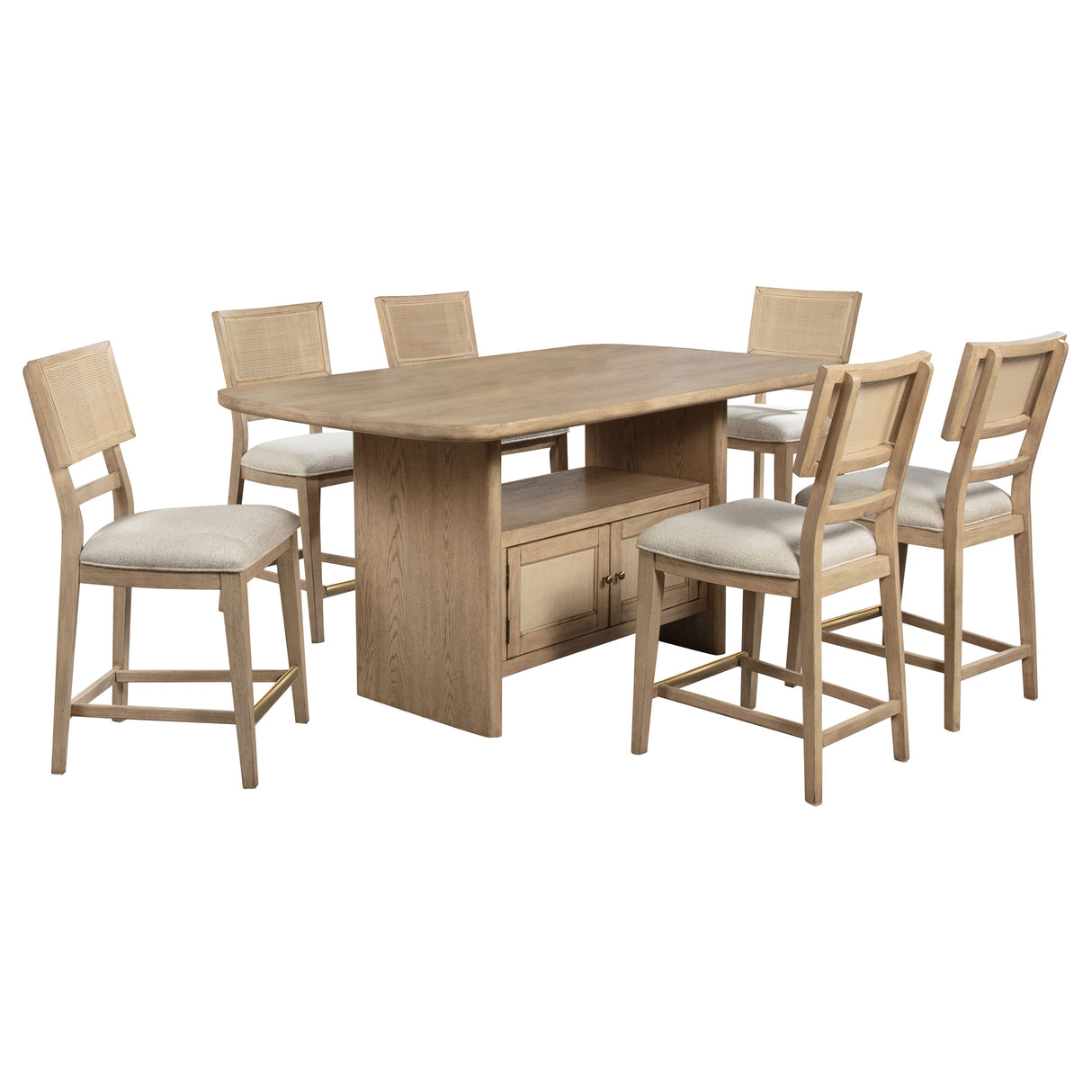 Kailani Counter Height Dining Set - galleria furniture outlet