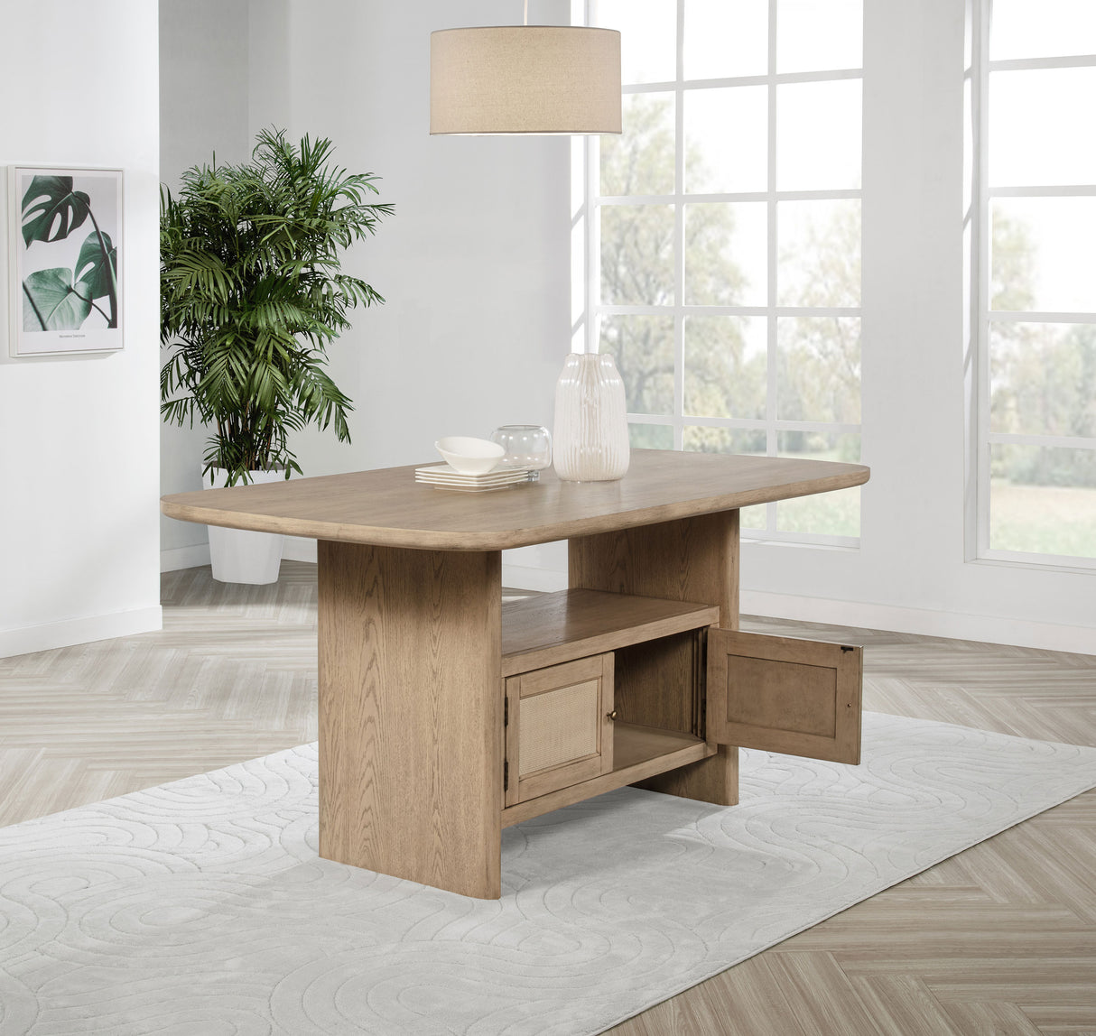 Kailani Counter Height Dining Table - galleria furniture outlet