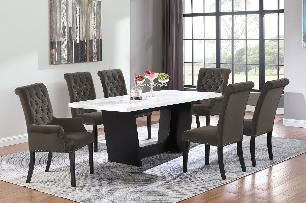 Alana Dining Arm Chair - galleria furniture outlet