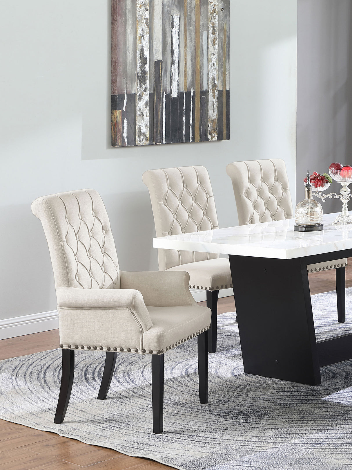 Alana Dining Arm Chair - galleria furniture outlet