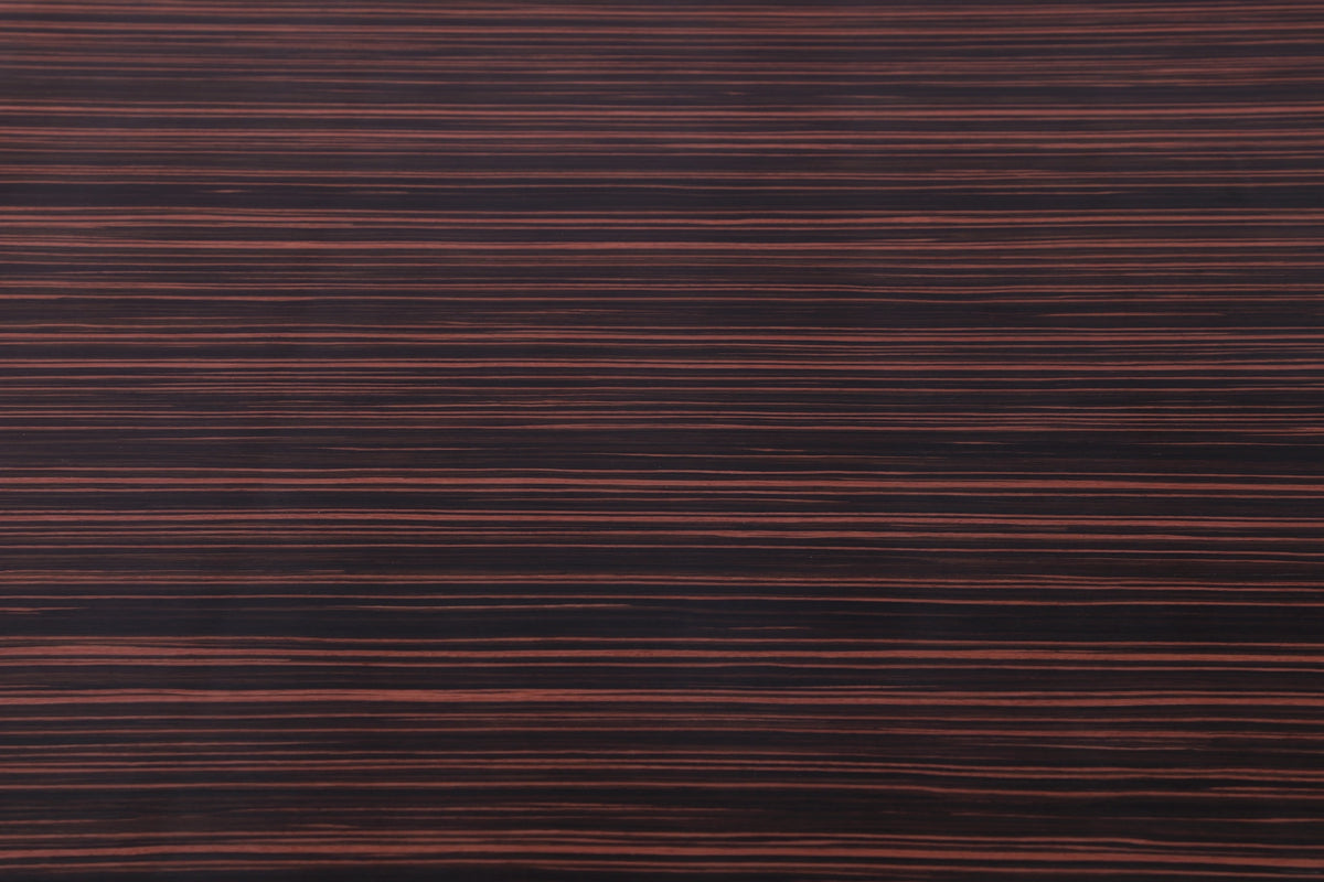 Excel Brown Zebra Wood Veneer Lacquer Extendable Dining Table (3 Boxes)