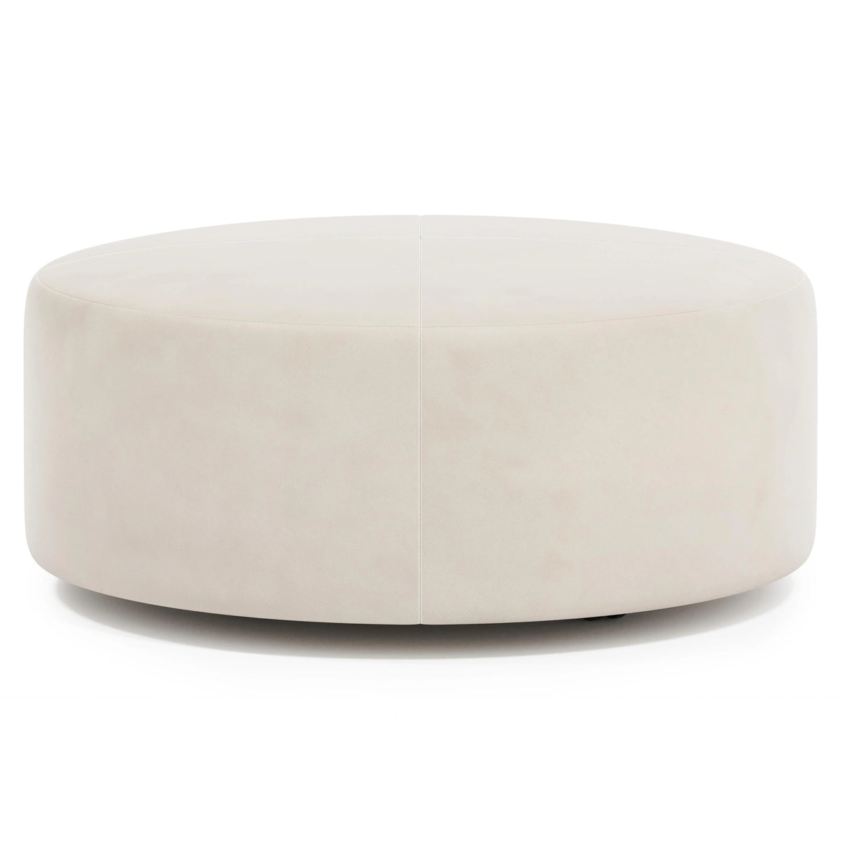 Lolo Leather Ottoman Without Nails
