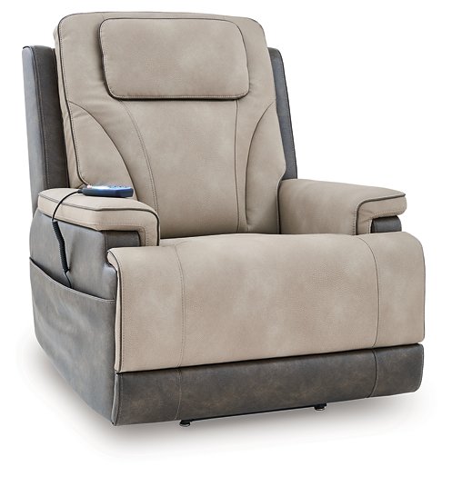 4Z-Peaceful Pause Power Lift Recliner - galleria furniture outlet