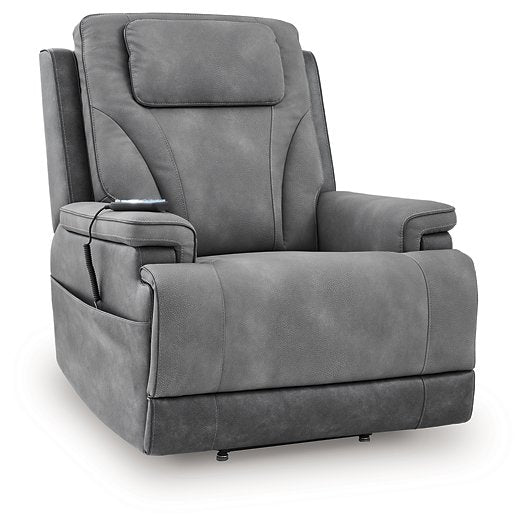 4Z-Peaceful Pause Power Lift Recliner - galleria furniture outlet