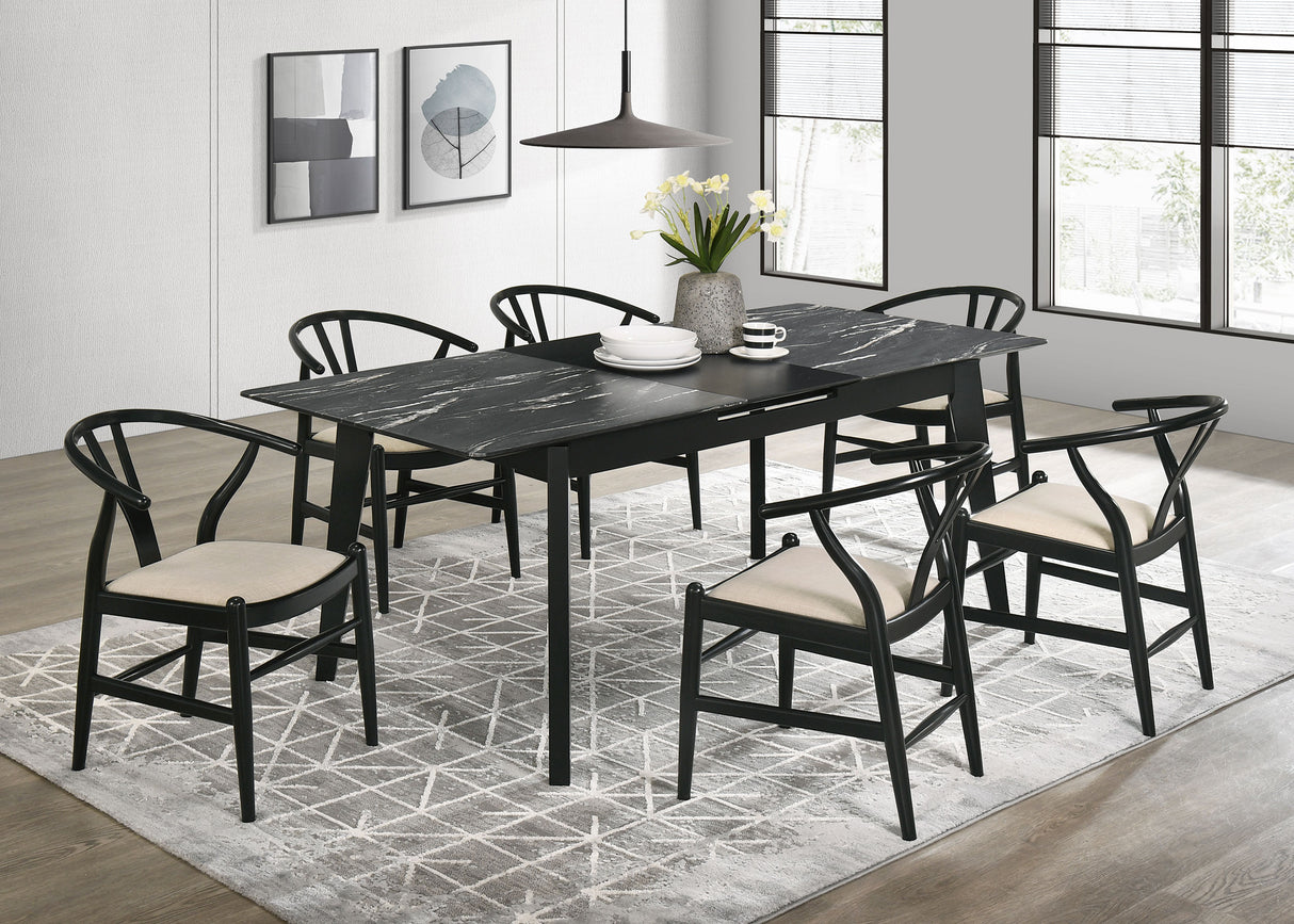 Crestmont Extension Dining Table - galleria furniture outlet