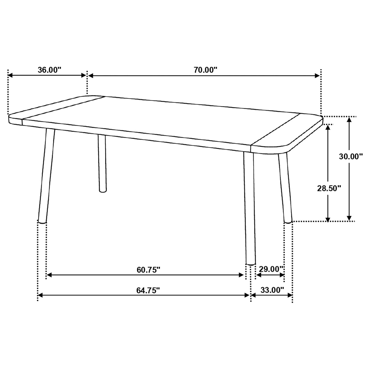 Maverick Dining Table - galleria furniture outlet