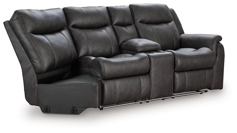 Sultan Meadow Reclining Sectional - galleria furniture outlet