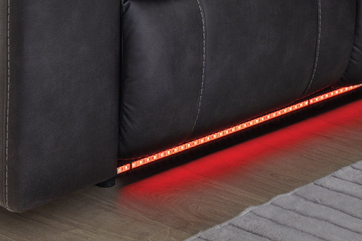 Sultan Meadow Reclining Sectional - galleria furniture outlet