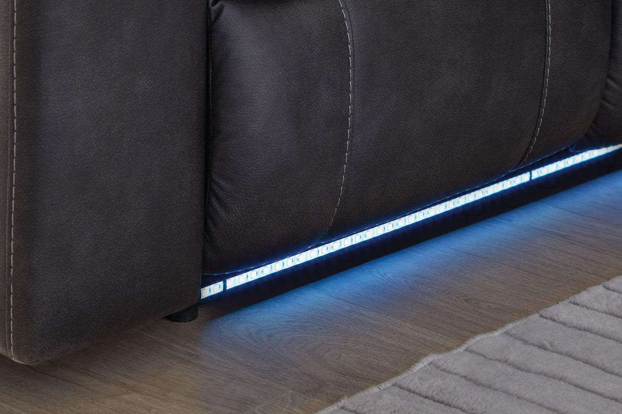 Sultan Meadow Reclining Sectional - galleria furniture outlet