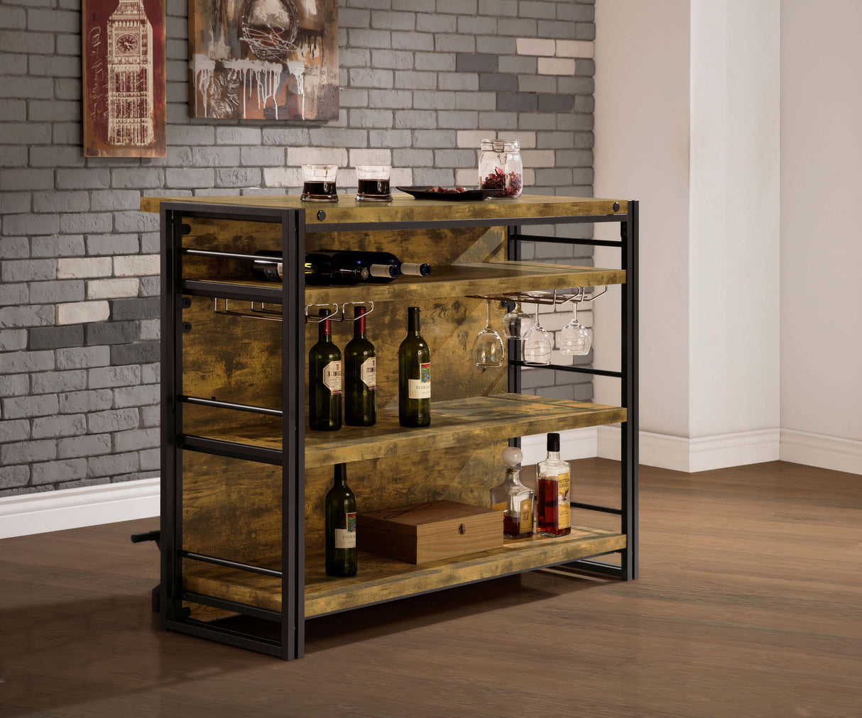 Renaldi Home Bar - galleria furniture outlet
