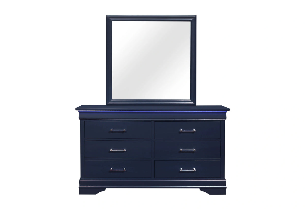 Charlie Twin Bed, Dresser, Mirror, and Nightstand