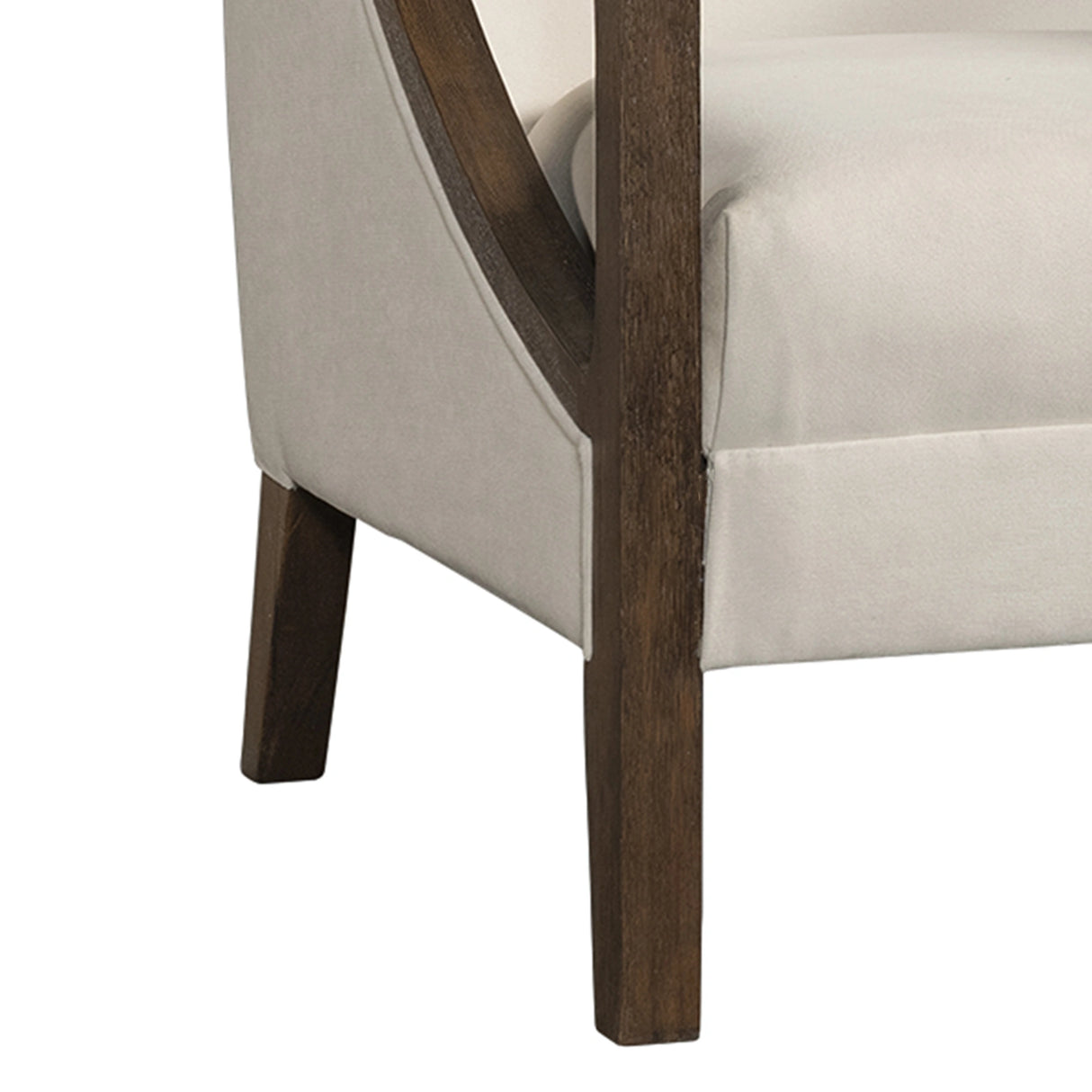 Hopkins Chair w/Brown Arm Columbia Natural(ISTA 3)