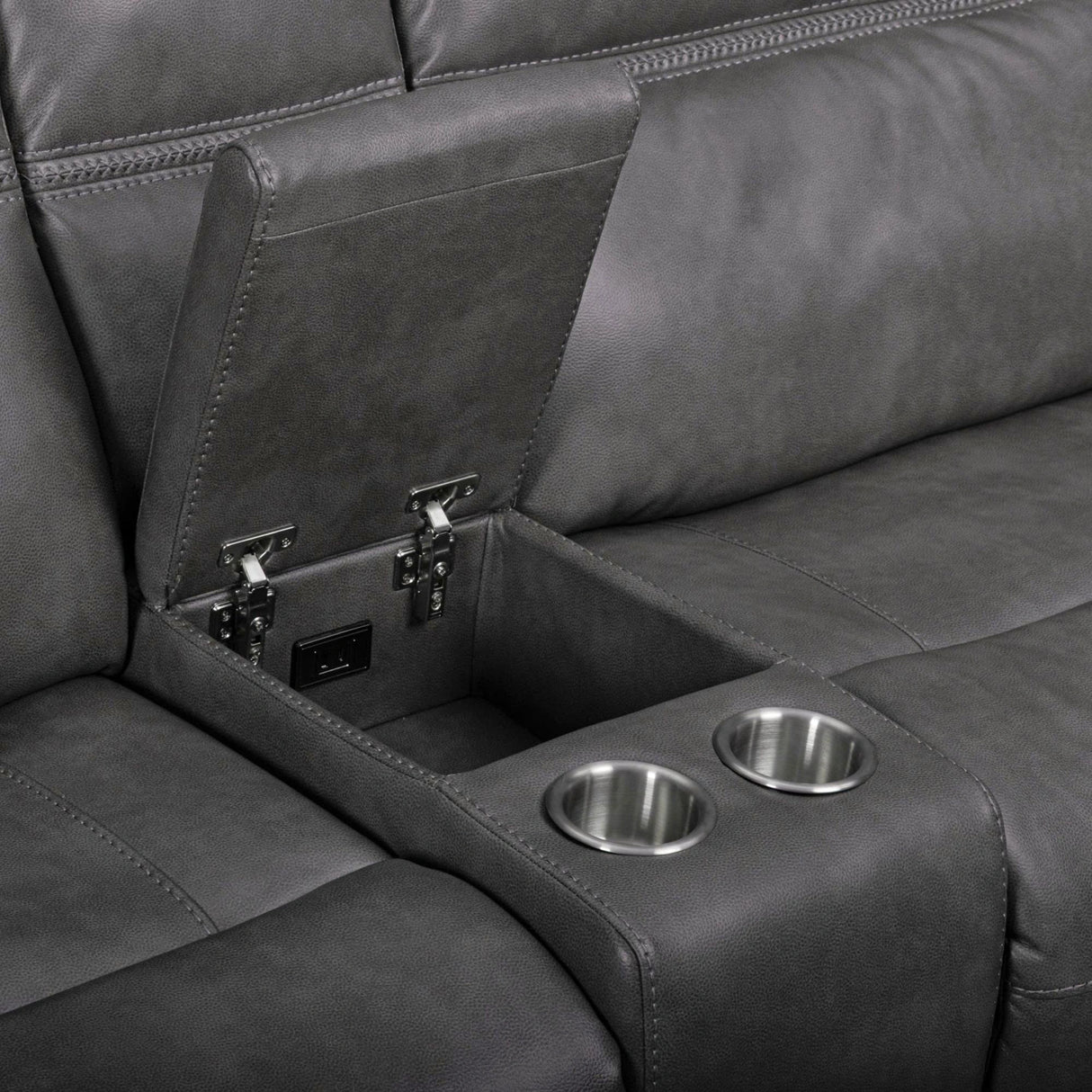 Camaro 6PC Sectional Set in Nugget Grey