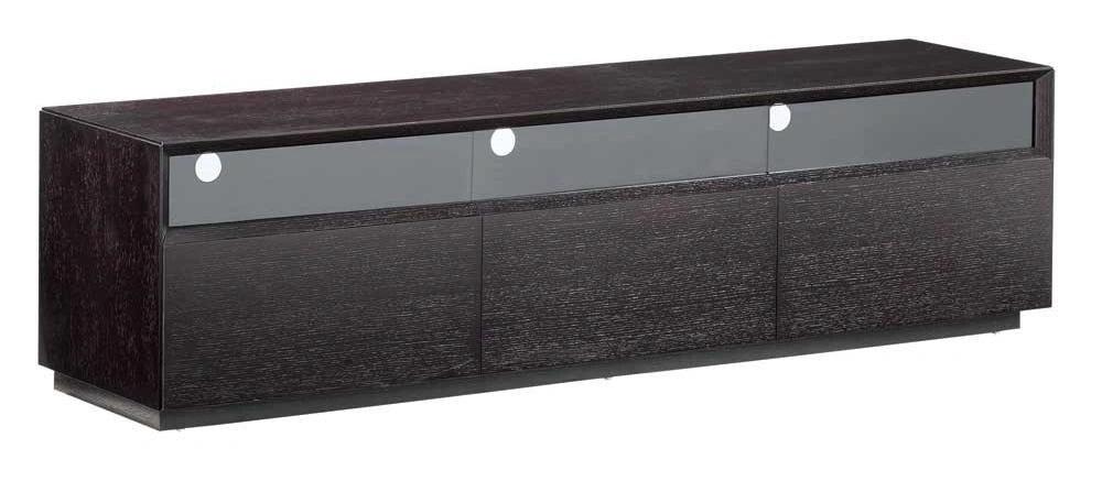 J&M TV023 TV Stand in Dark Oak