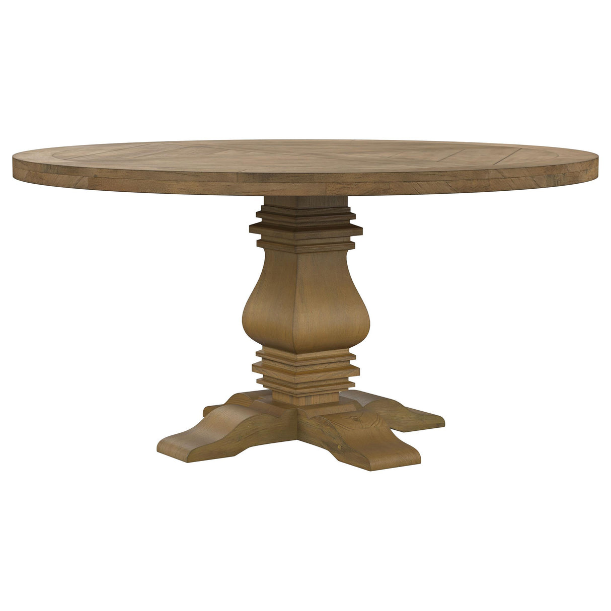 Florence 5-piece Round Dining Table Set Rustic Honey