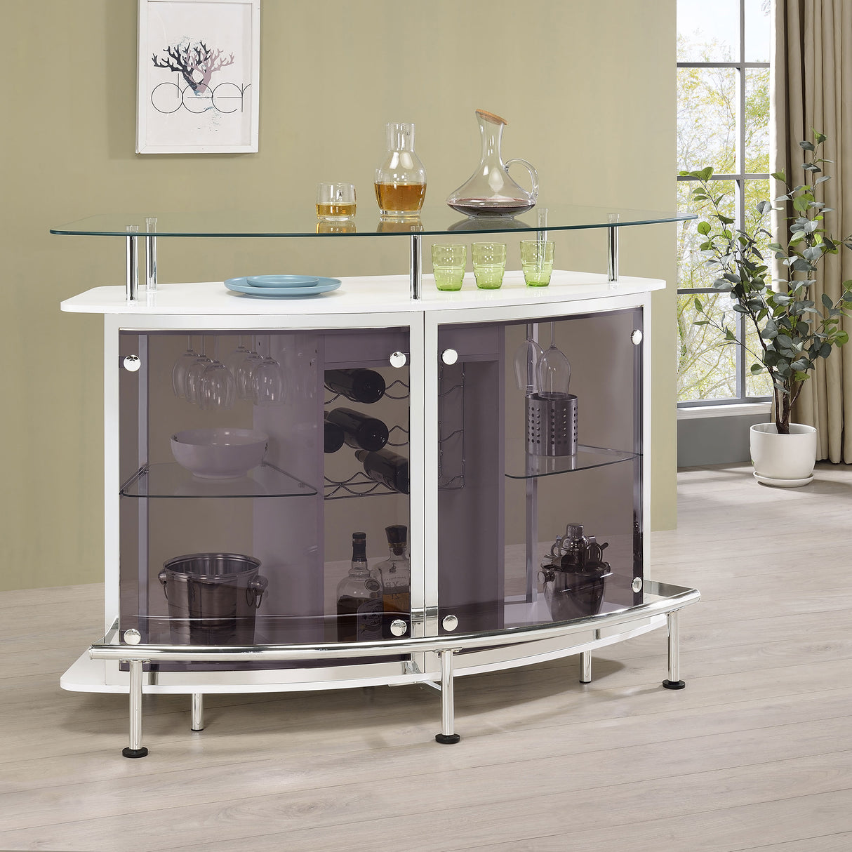 Gideon Home Bar - galleria furniture outlet