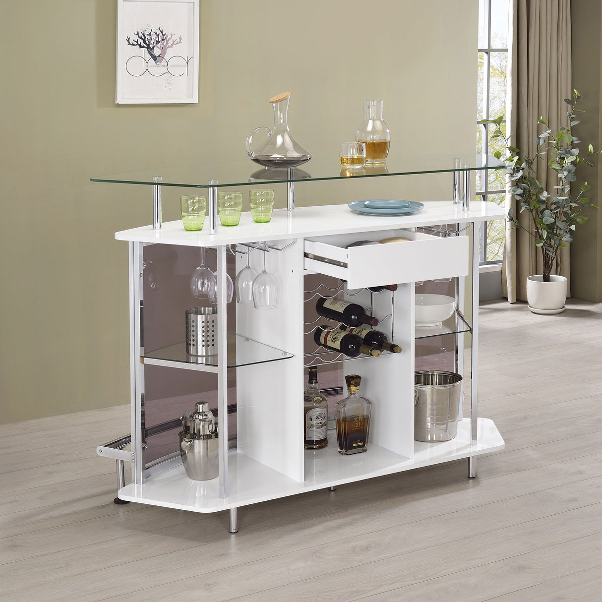 Gideon Home Bar - galleria furniture outlet