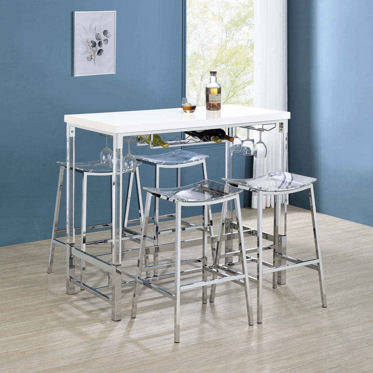 Jovani Bar Stool - galleria furniture outlet