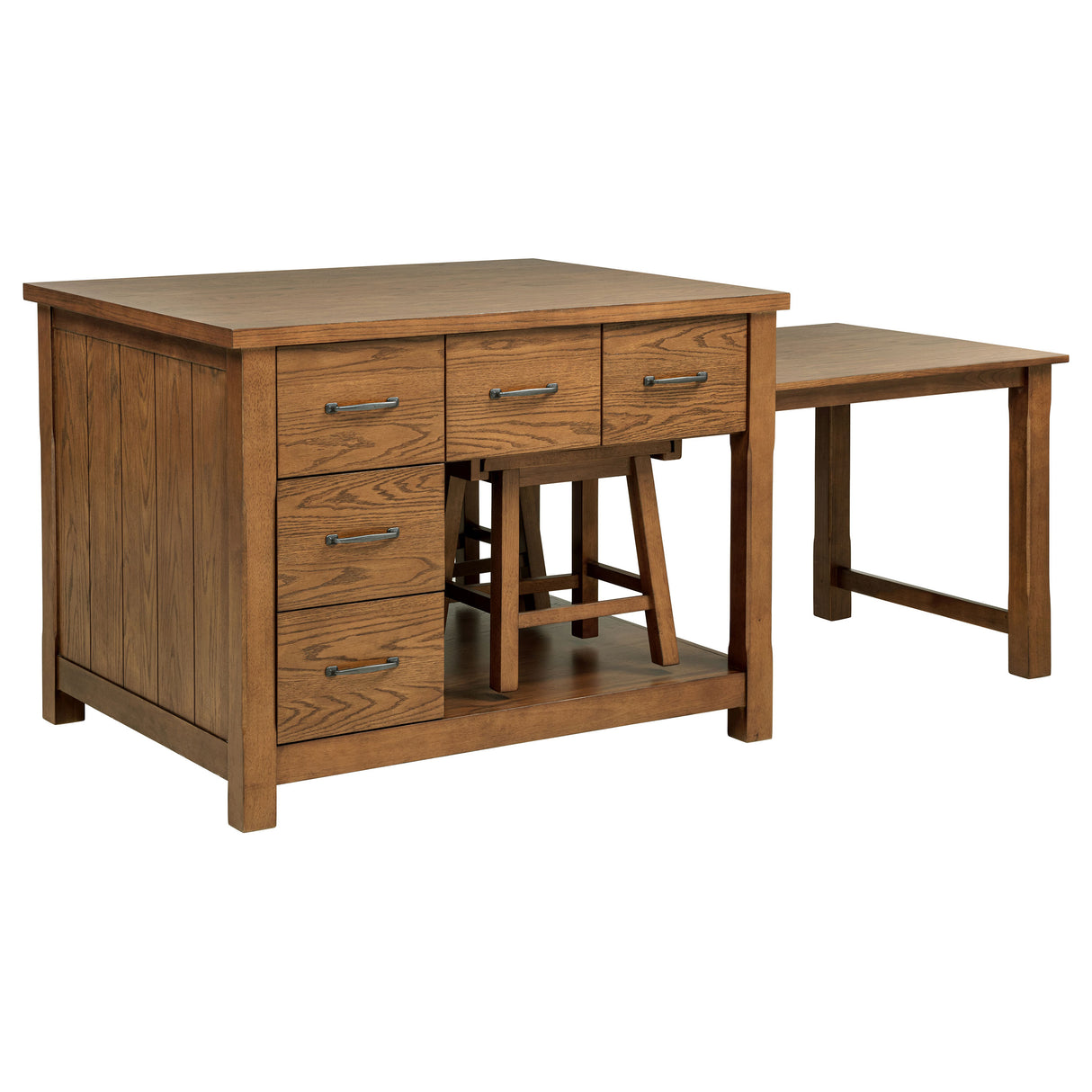 Mayfair Kitchen Island Set - galleria furniture outlet