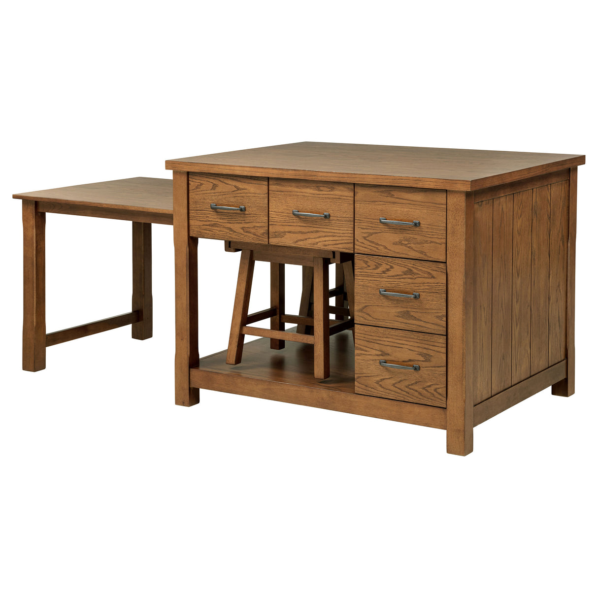 Mayfair Kitchen Island Set - galleria furniture outlet