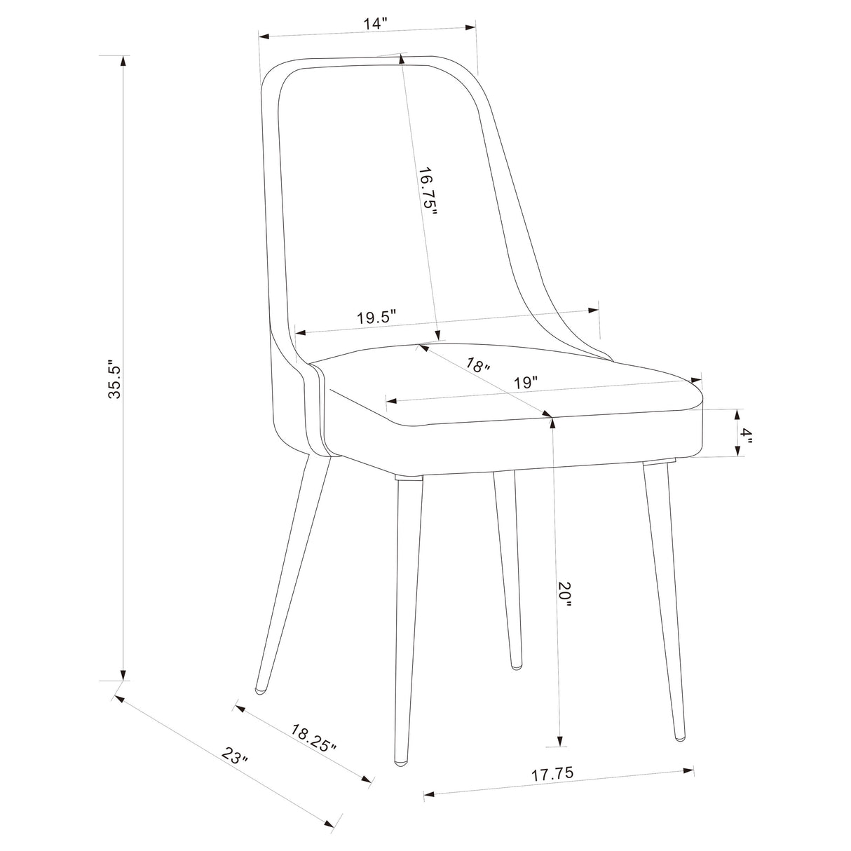 Alan Dining Side Chair