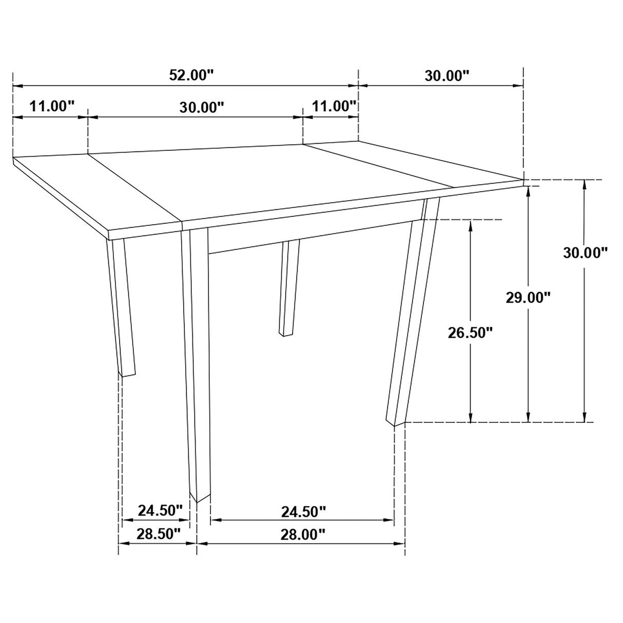 Kelso Extension Dining Table - galleria furniture outlet
