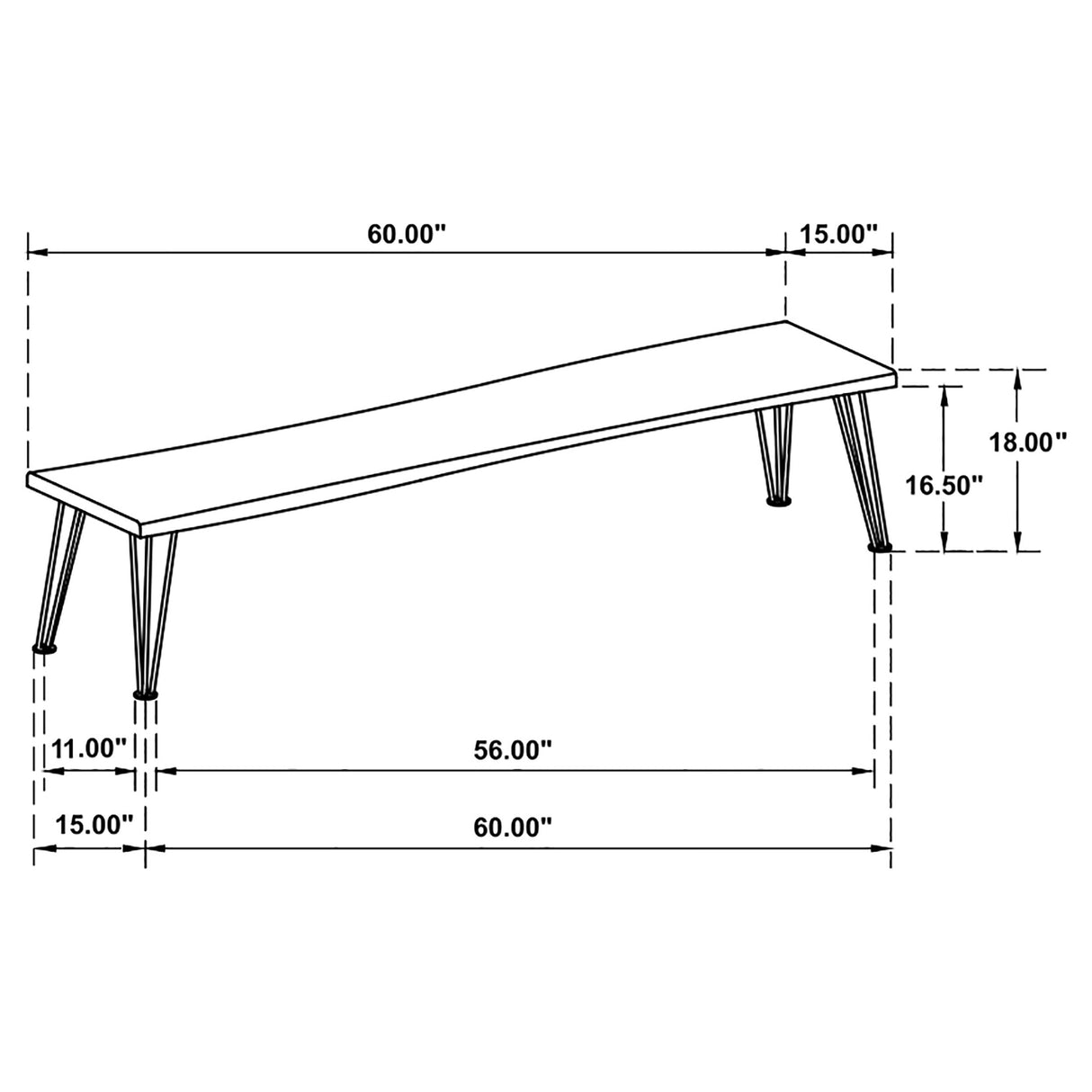Sherman Dining Bench - galleria furniture outlet