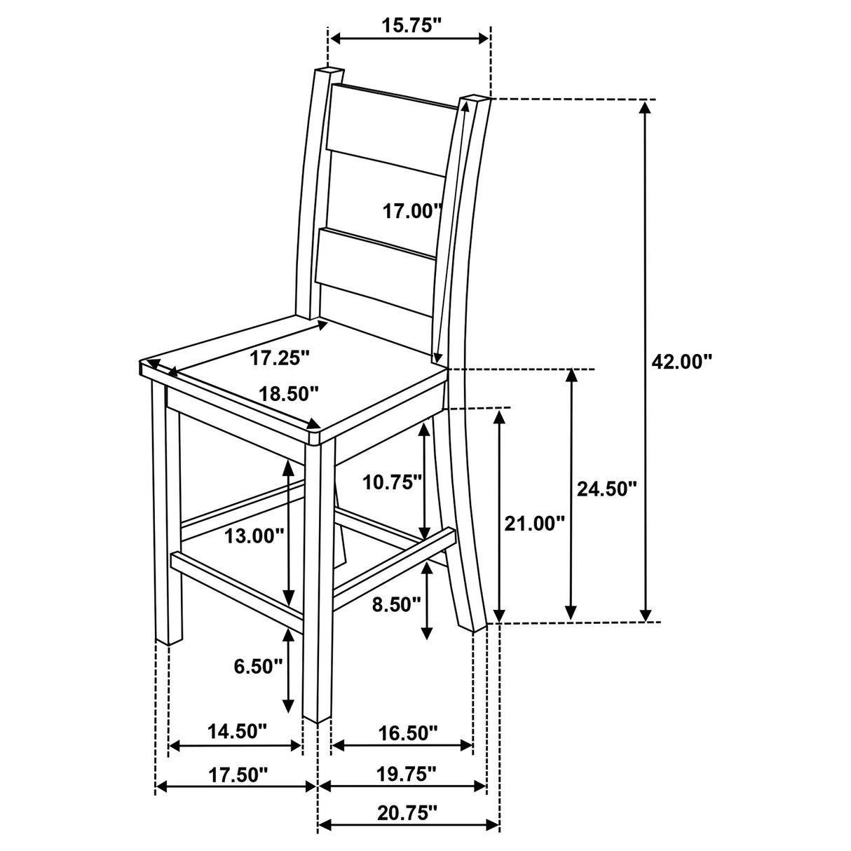 Cardova Counter Chair - galleria furniture outlet