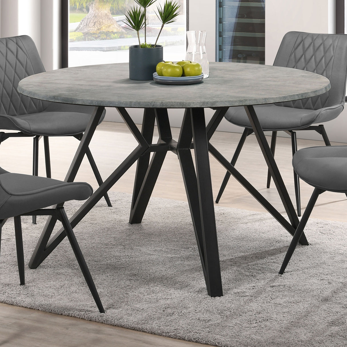 Neil Dining Table - galleria furniture outlet
