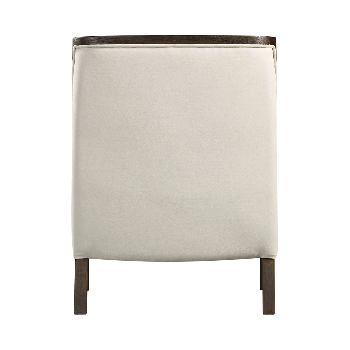 Hopkins Chair w/Brown Arm Columbia Charcoal