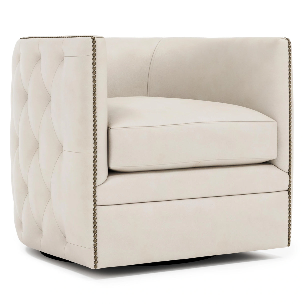 Palazzo Leather Swivel Chair
