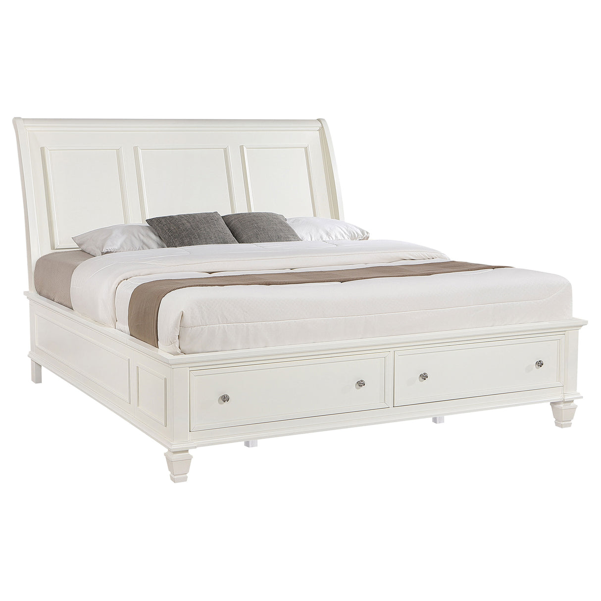 Sandy Beach Panel Platform Storage Bed - galleria furniture outlet