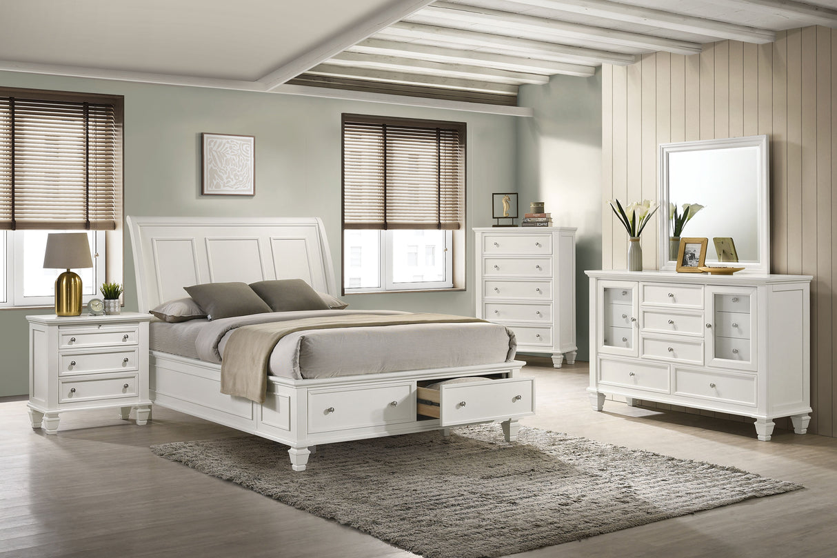 Sandy Beach Panel Platform Storage Bed - galleria furniture outlet